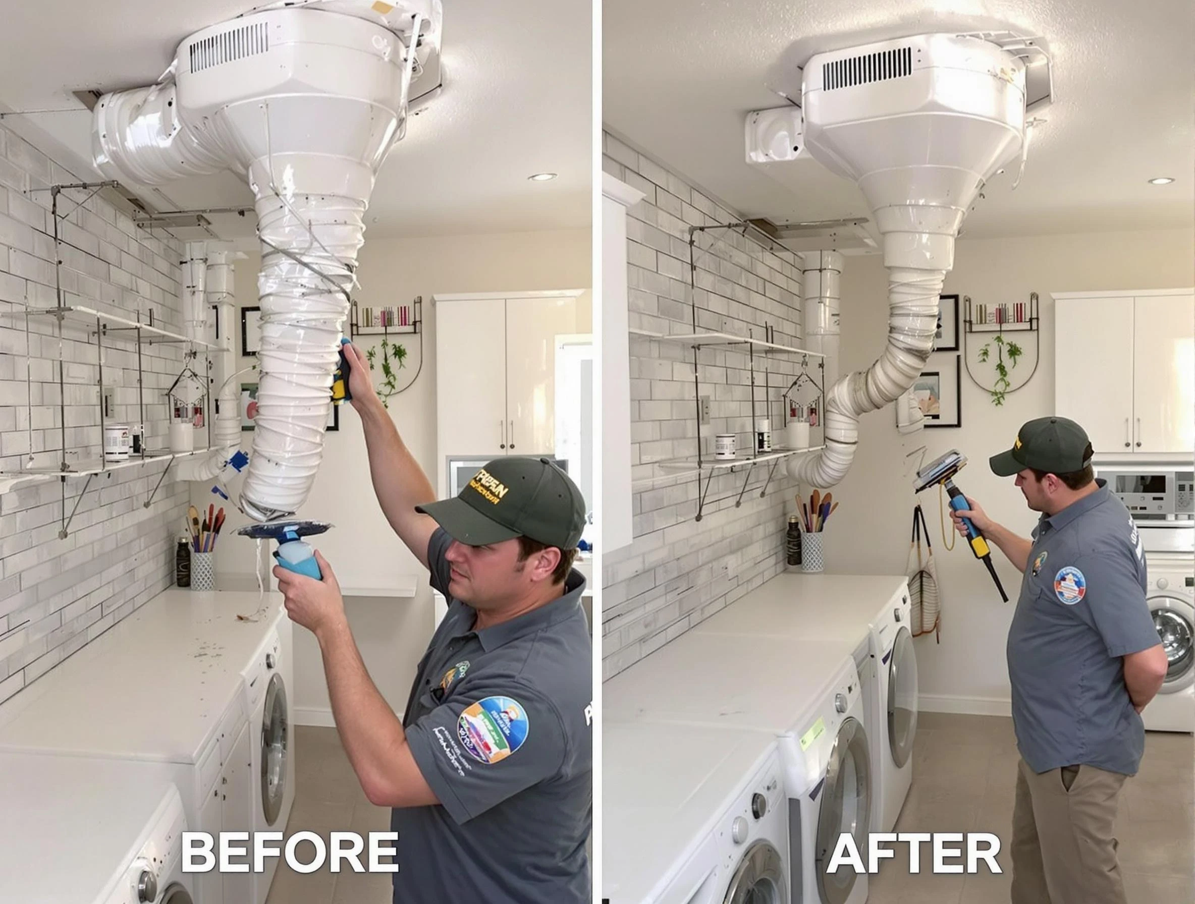 Professional dryer exhaust vent cleaning by Austell Dryer Vent Cleaning in Austell