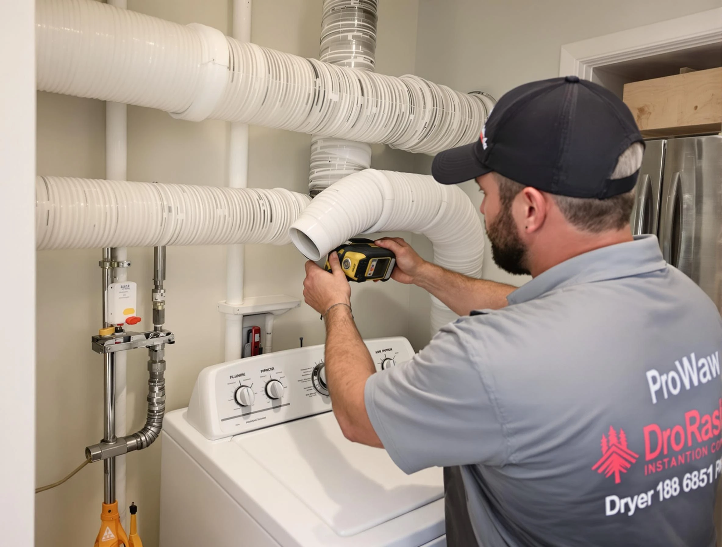 Professional dryer vent hose installation by Austell Dryer Vent Cleaning in Austell