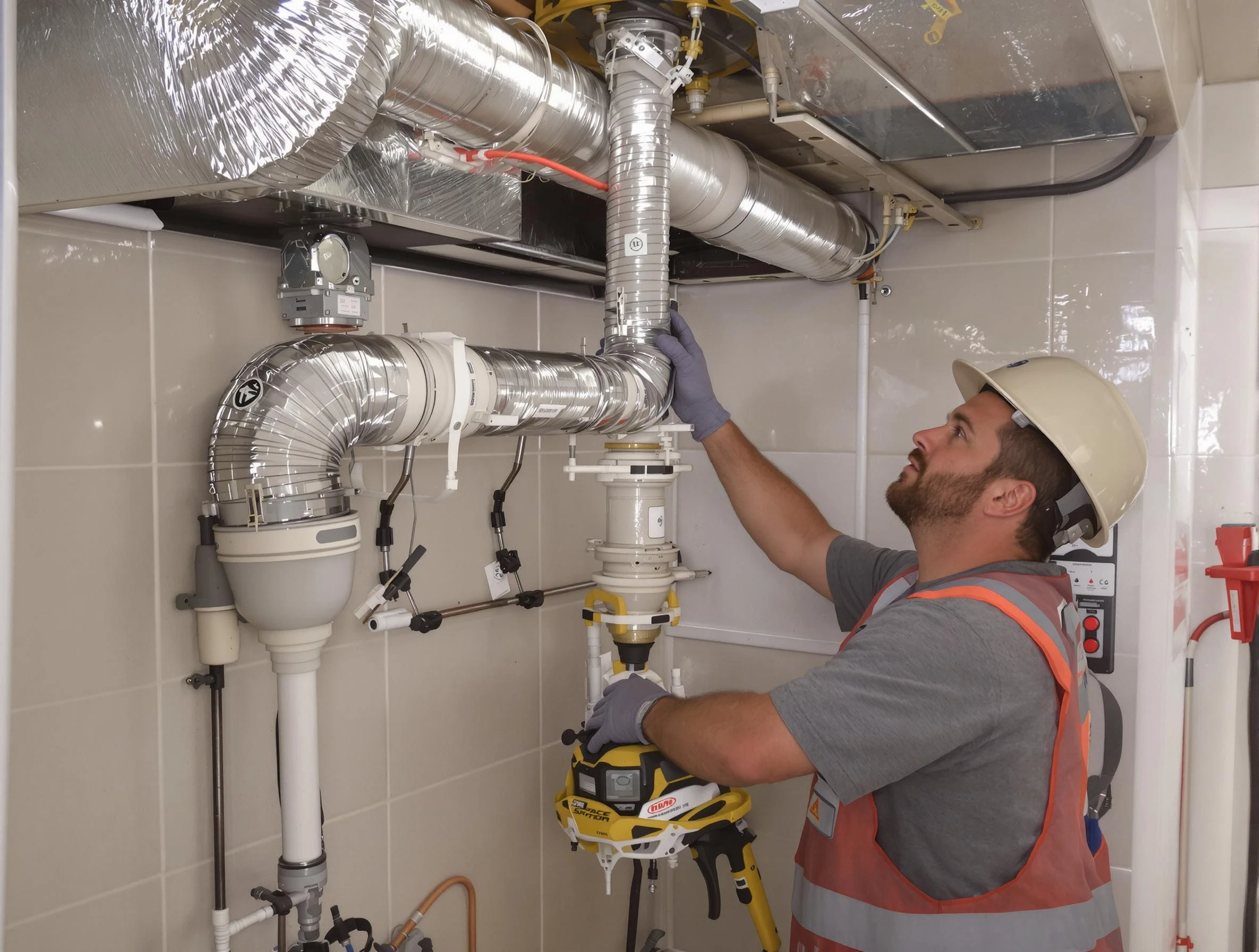 Austell Dryer Vent Cleaning expert performing professional dryer vent repair and installation in Austell